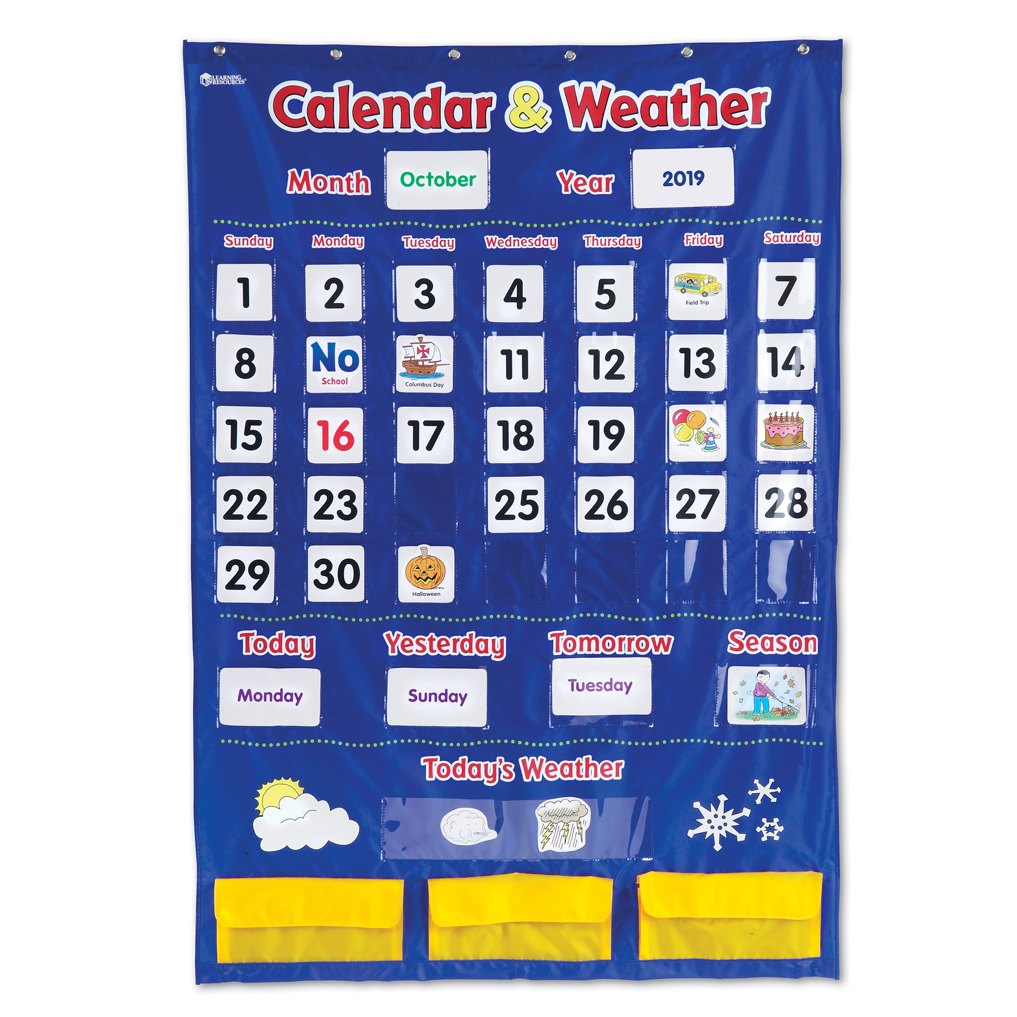 Learning Resources Calendar Weather Pocket Chart Michaels Learning Resources Calendar Weather Pocket Chart Michaels